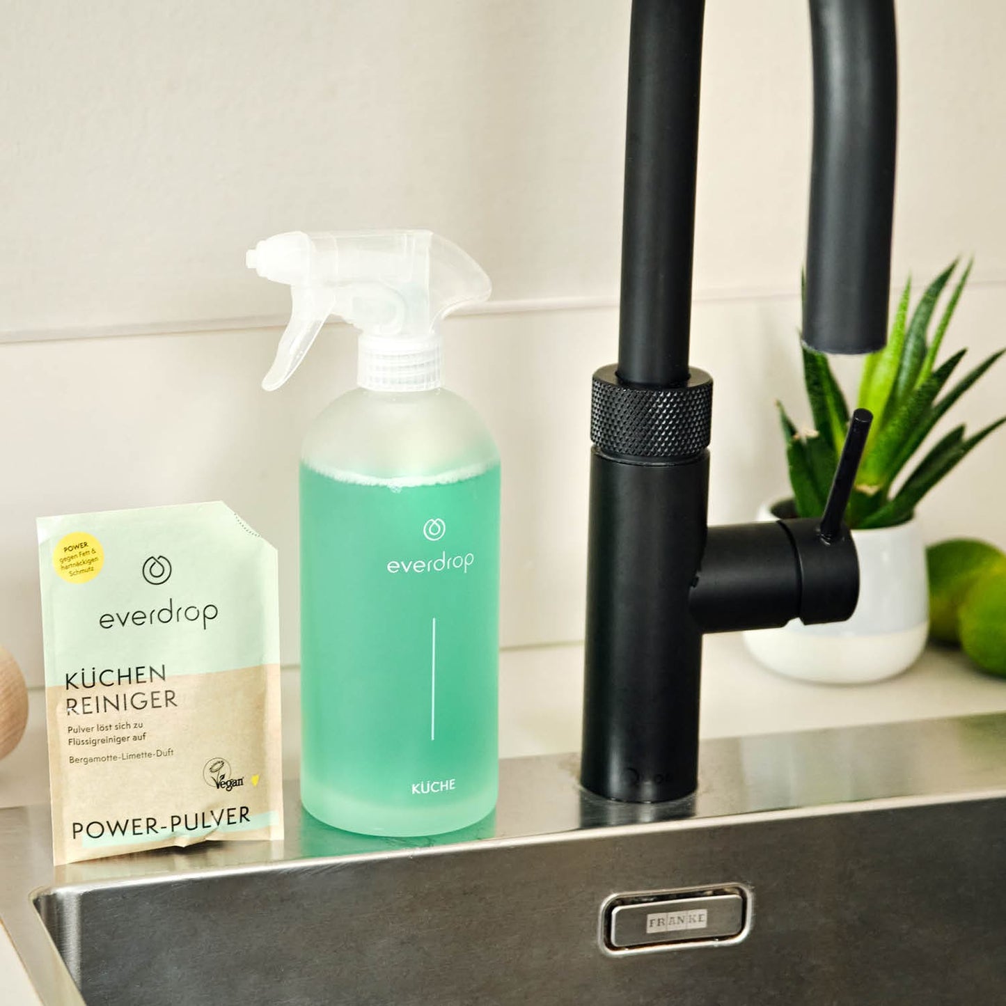 Glasflasche Power-Pulver